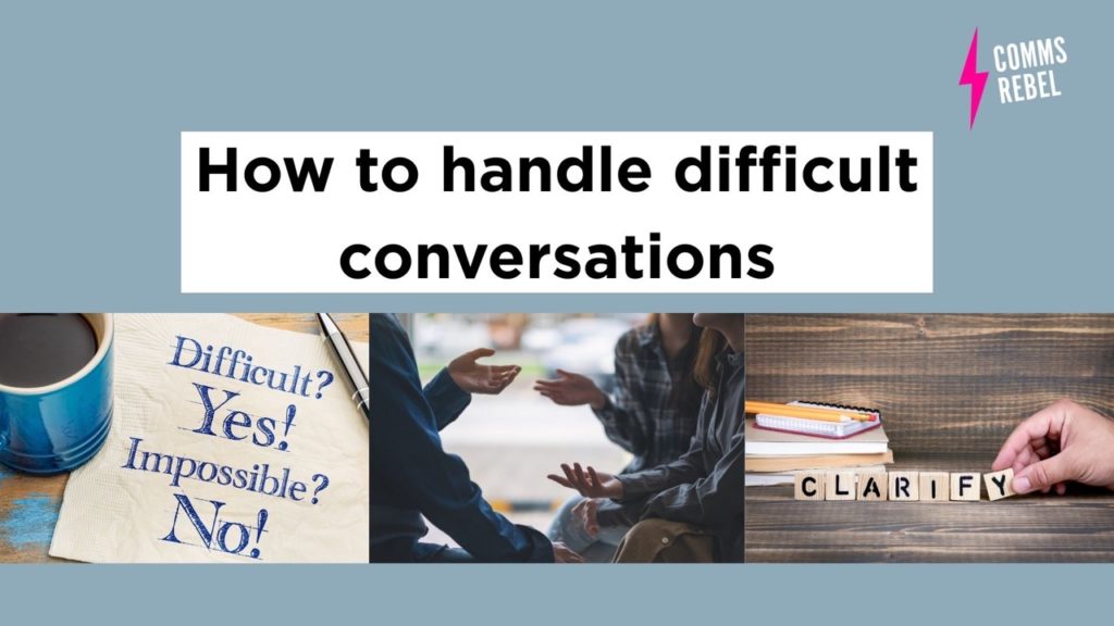 Difficult conversations at work